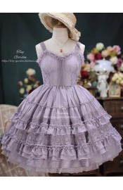 Tiny Garden Dream Bouquet Dotted Tulle Short JSK(Reservation/4 Colours/Full Payment Without Shipping)